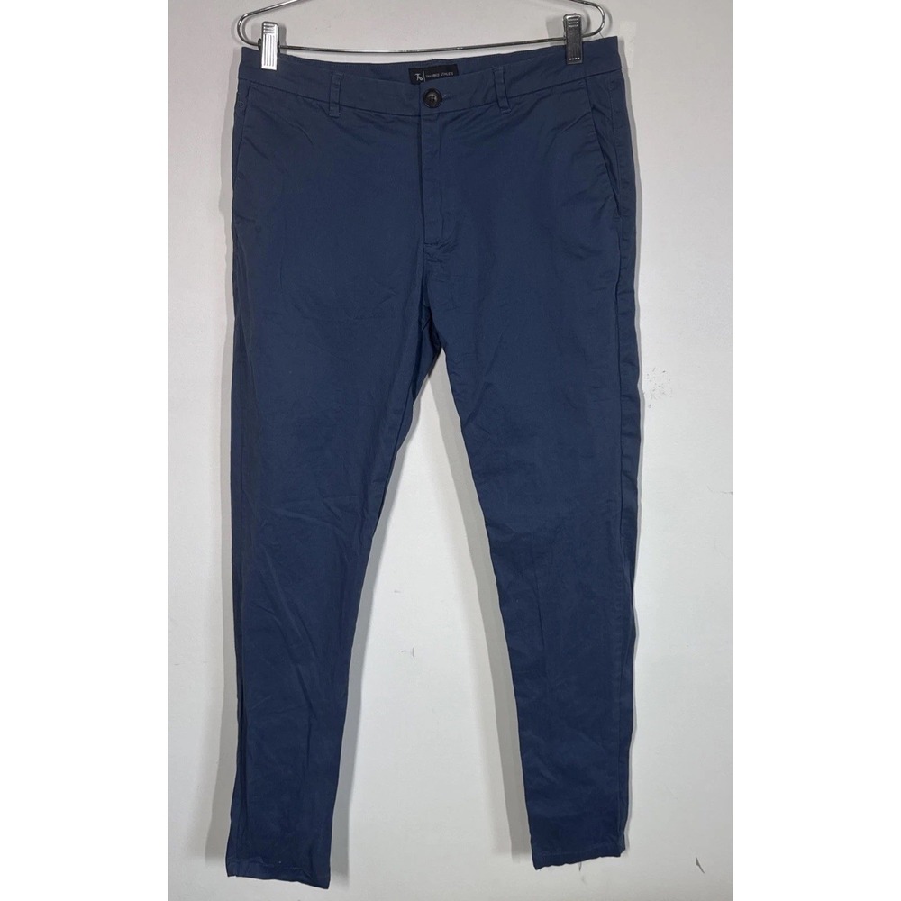 Tailored Athlete Muscle Fit Chino Trousers Mens 34x32 Cotton Stretch Bodybuilder